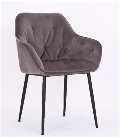 Gray Velvet Gastronomie Bankè Bote Salon Chèz